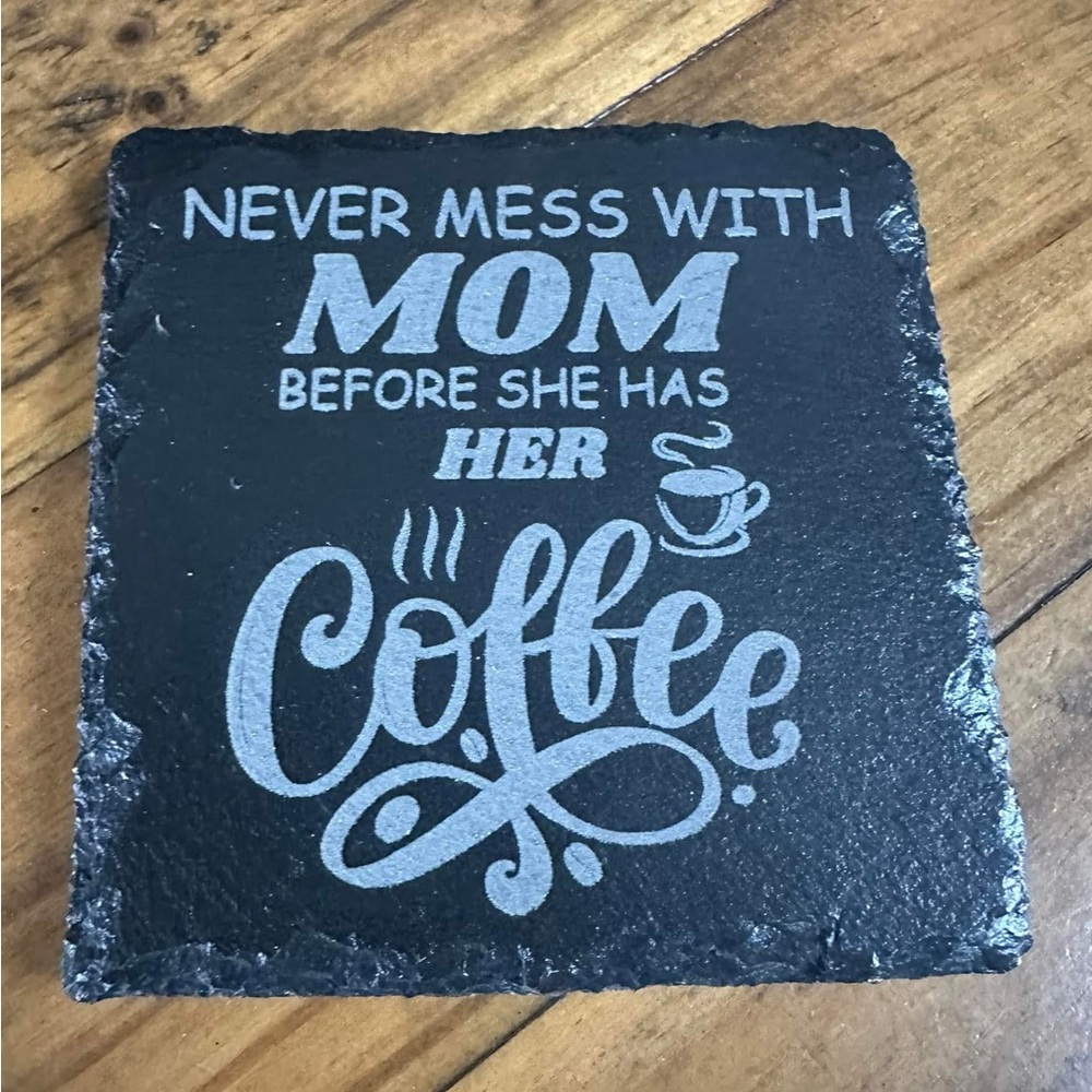 Slate Coffee Coaster - Black